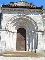 Lescure-d'Albigeois, Eglise St-Michel, Portail (02)
